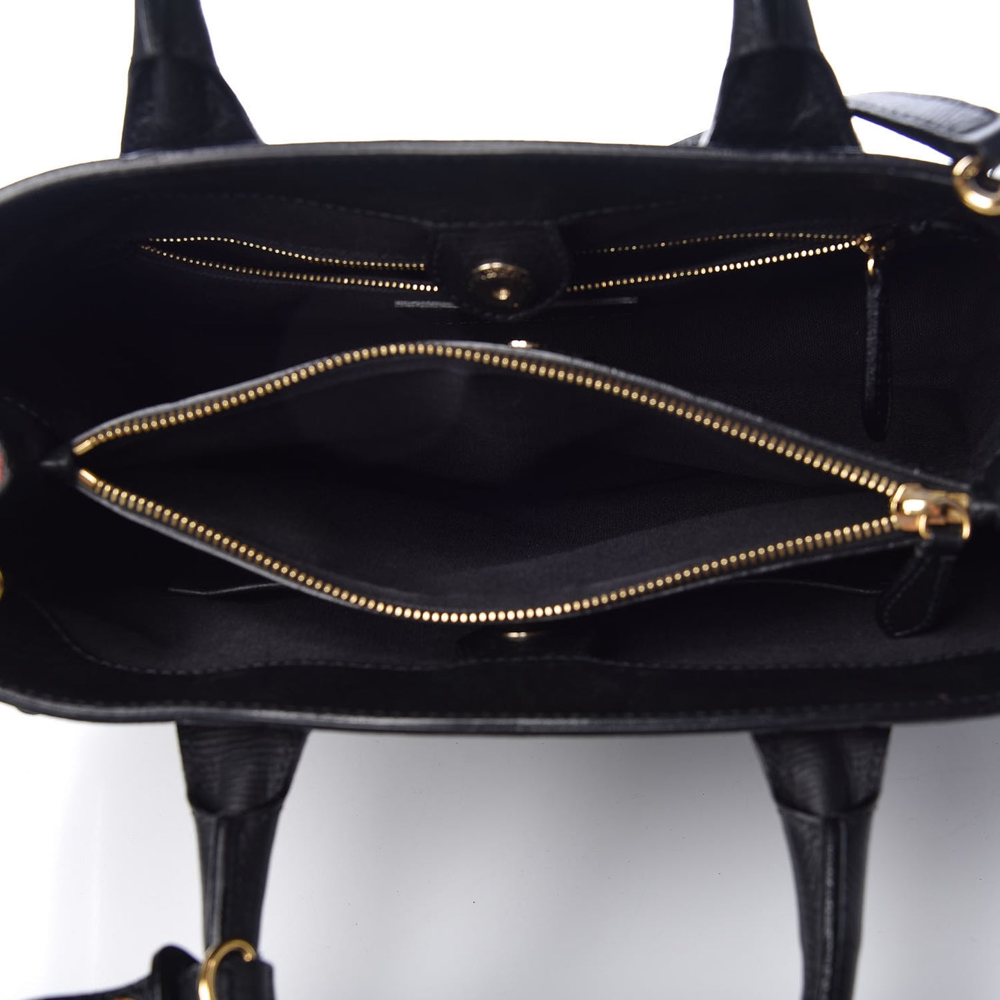 Grainy Calfskin House Check Medium Banner Tote Black