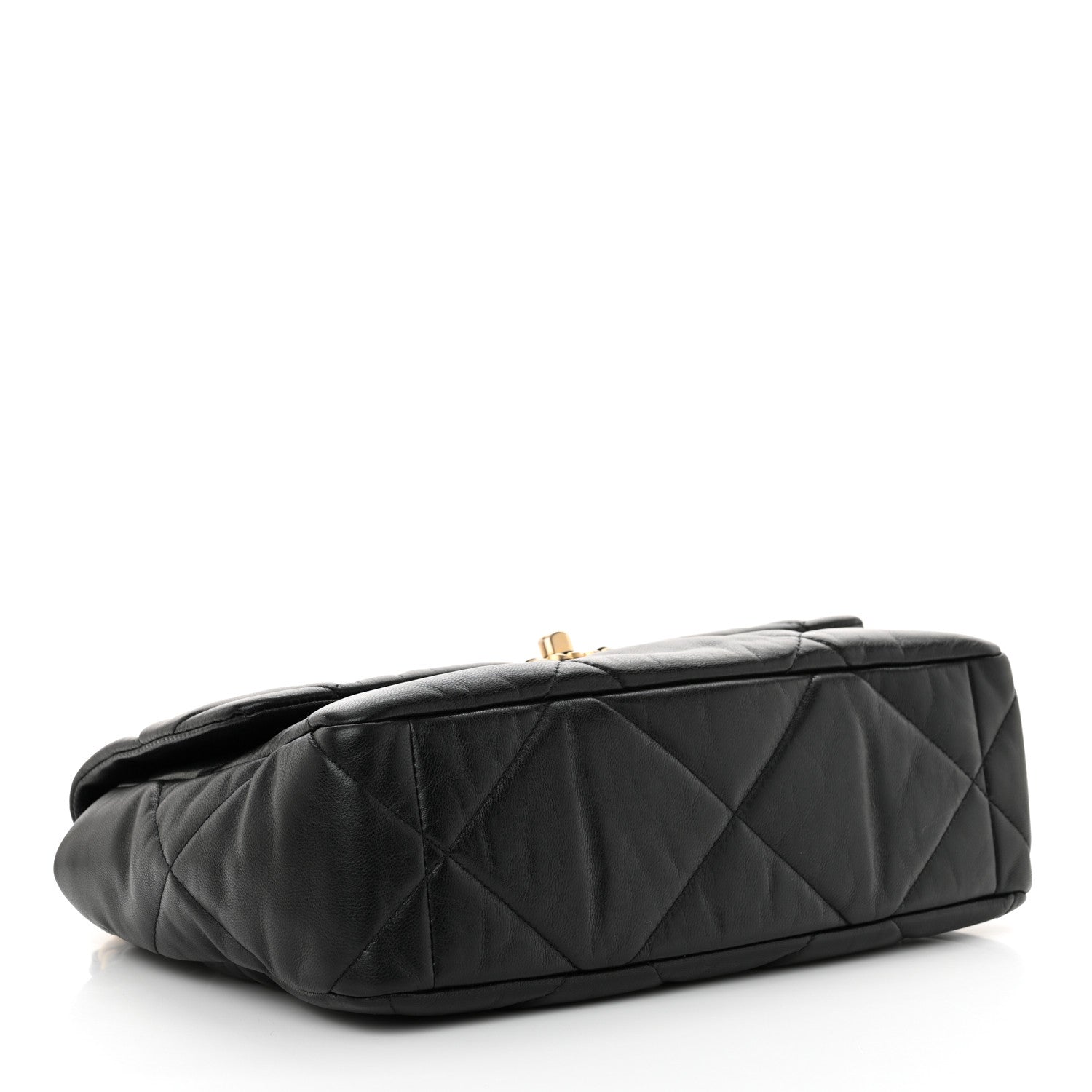 Chanel Lambskin Quilted Large Chanel 19 Flap Black 4 of 11