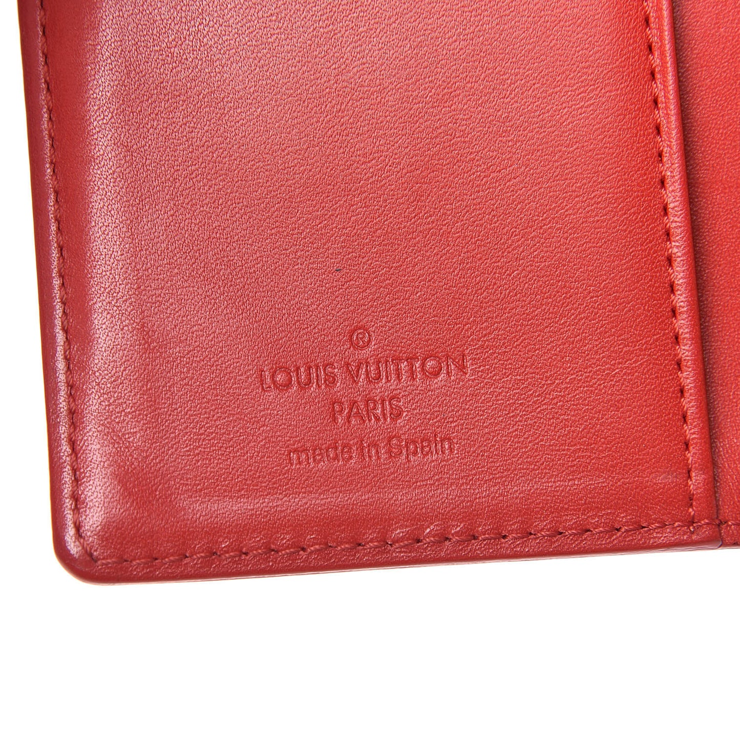 Vernis Small Ring Agenda Cover Red
