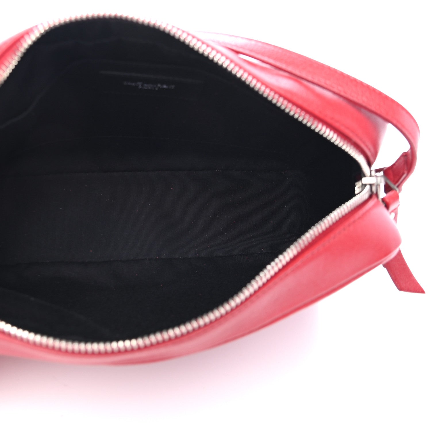 Saint Laurent Lambskin Monogram Small Lou Camera Bag Lipstick Red 4 of 9