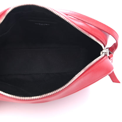 Saint Laurent Lambskin Monogram Small Lou Camera Bag Lipstick Red 4 of 9