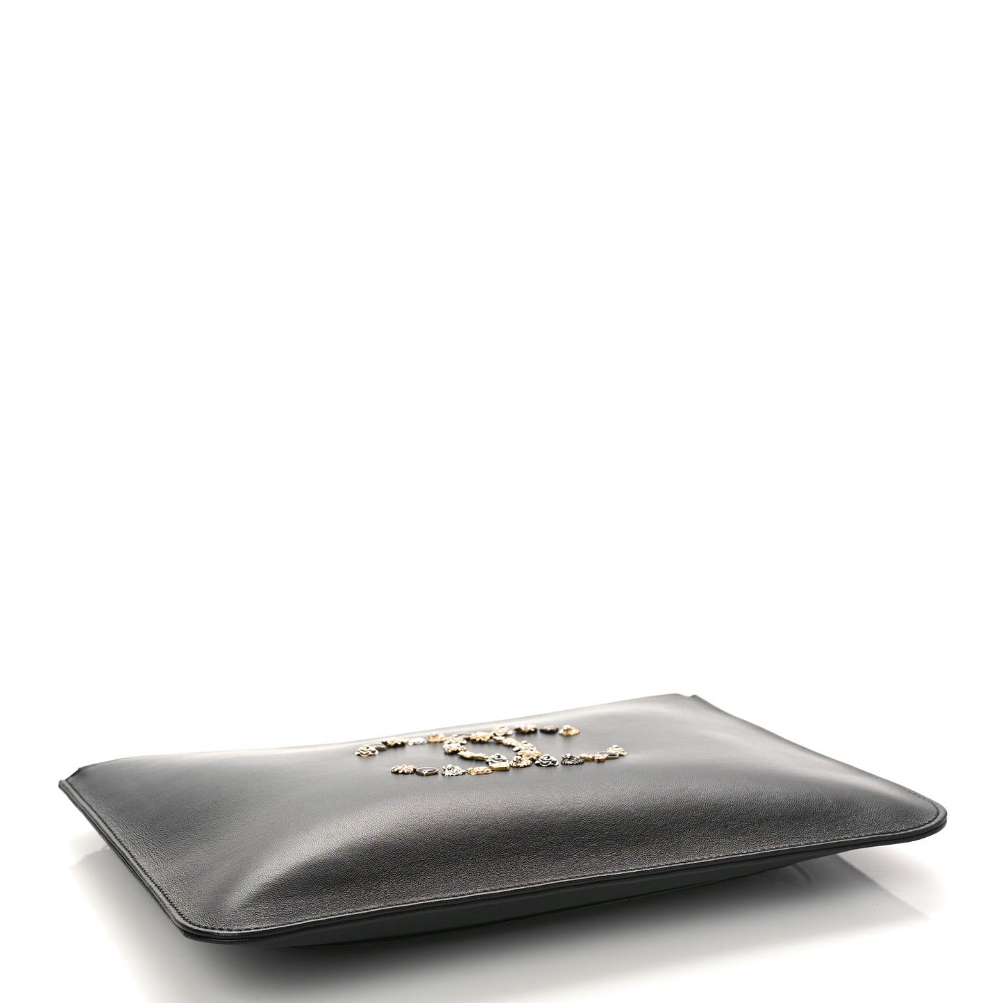 Lambskin Lucky Charms Pouch Black