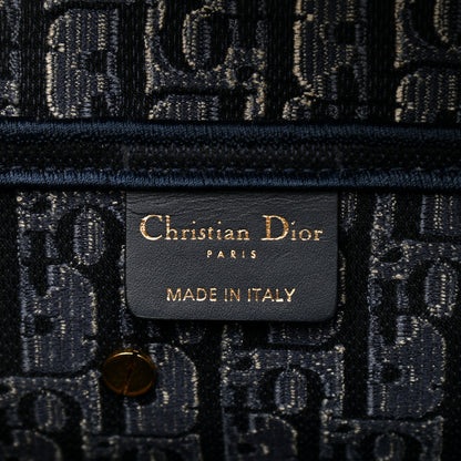 Christian Dior Velvet Oblique Saddle Bag Blue 6 of 11