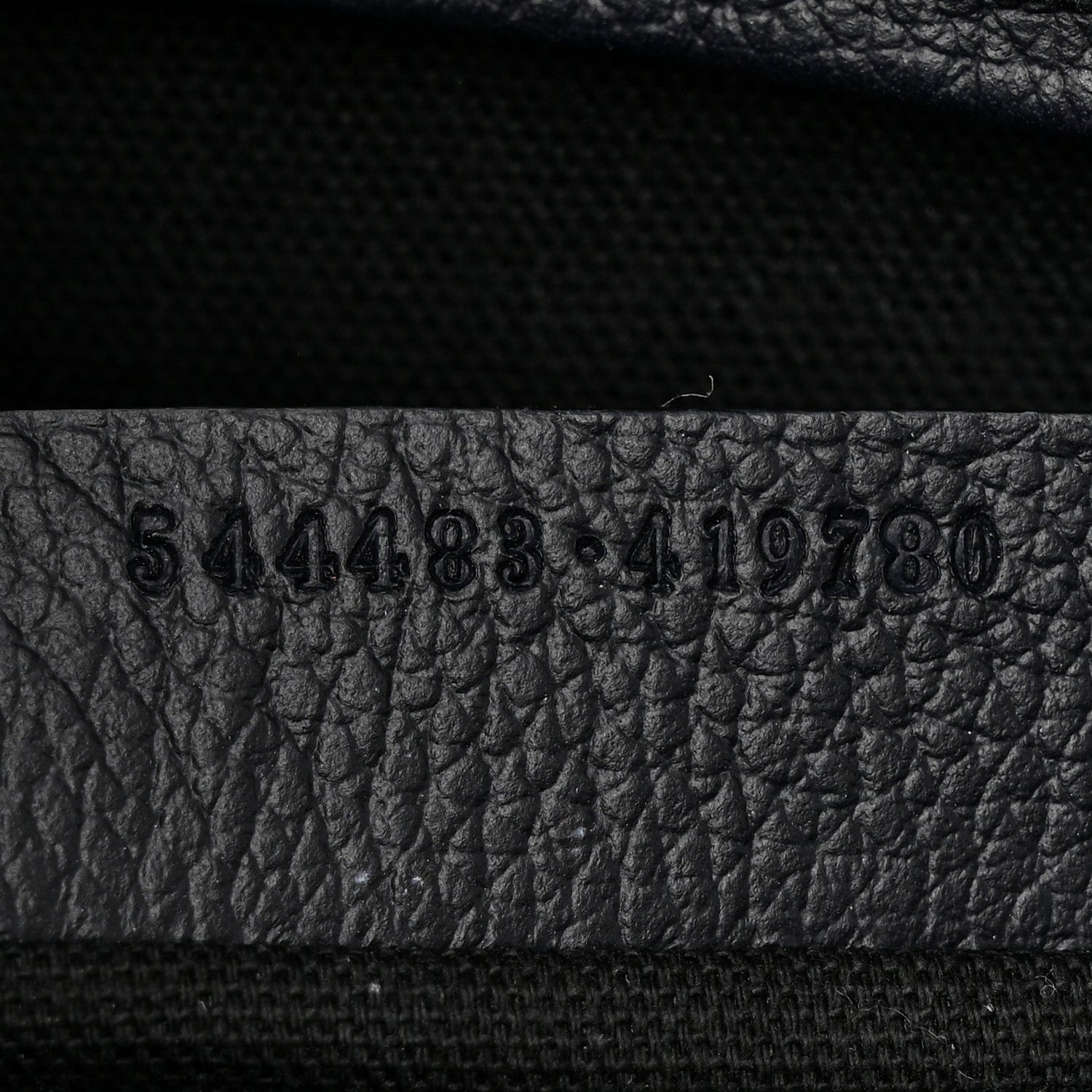 Alexander McQueen Pebbled Calfskin Small Skull Padlock Zip Around Tote Navy 7 of 11