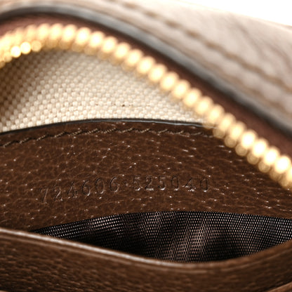 Gucci GG Supreme Monogram Textured Dollar Calfskin Web Mini Ophidia Top Handle Bowler Bag Beige Ebony New Acero 7 of 11