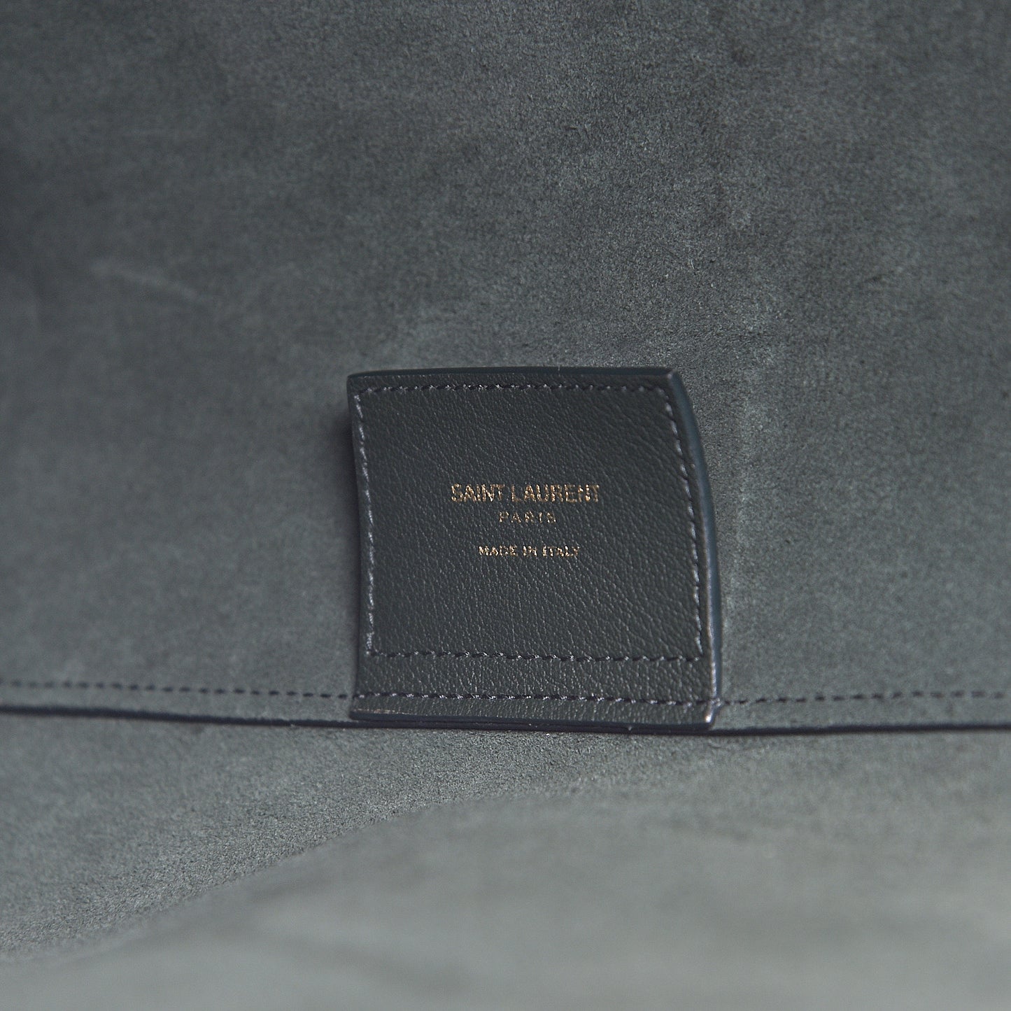 Calfskin Large Shopping Tote Dark Green