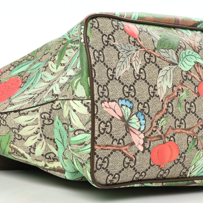 Gucci Soft GG Supreme Monogram Tian Medium Crossbody Tote Beige Multicolor New Acero 8 of 9