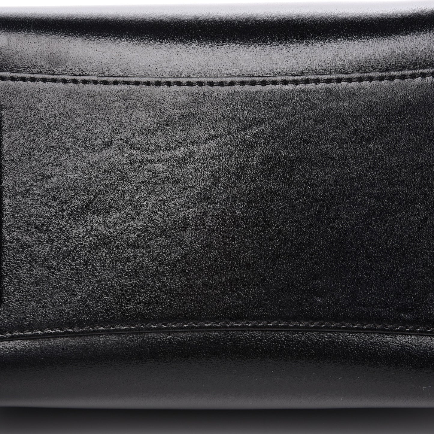 Shiny Lord Calfskin Mini Antigona Black