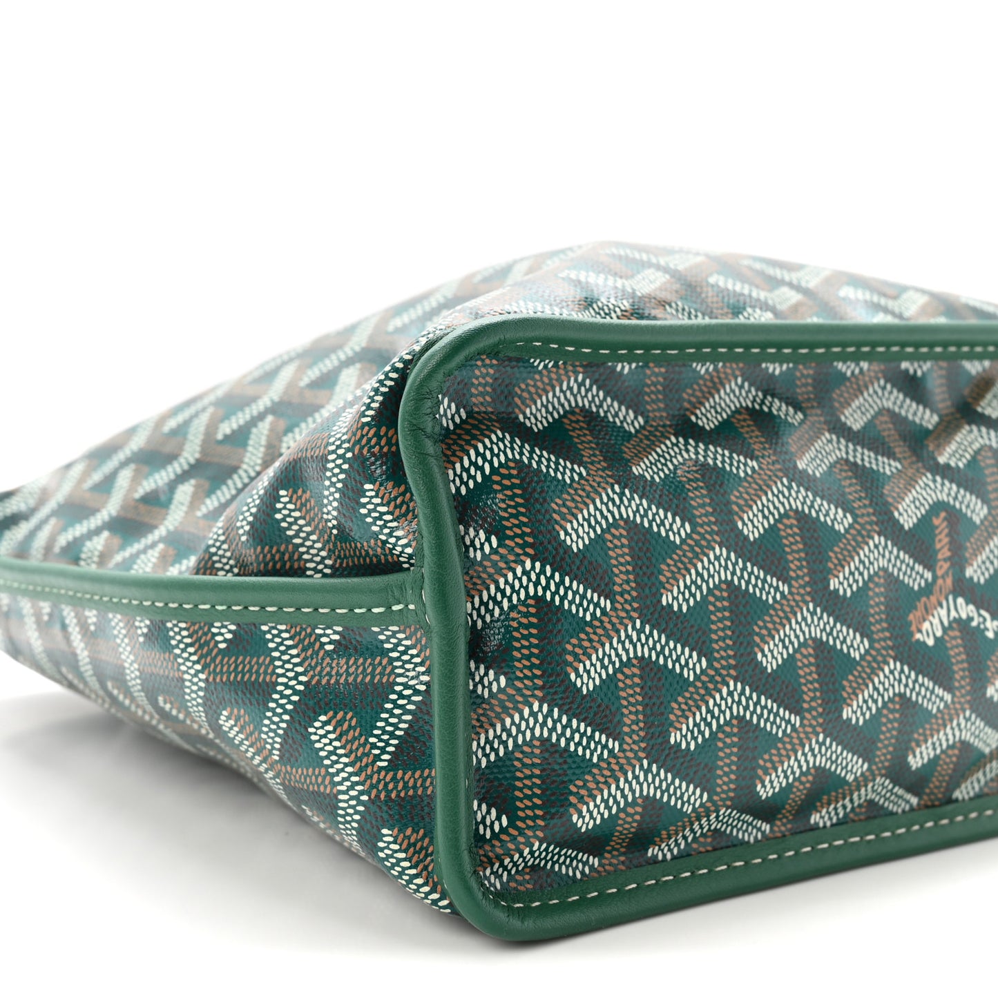 Goyardine Reversible Mini Anjou Green