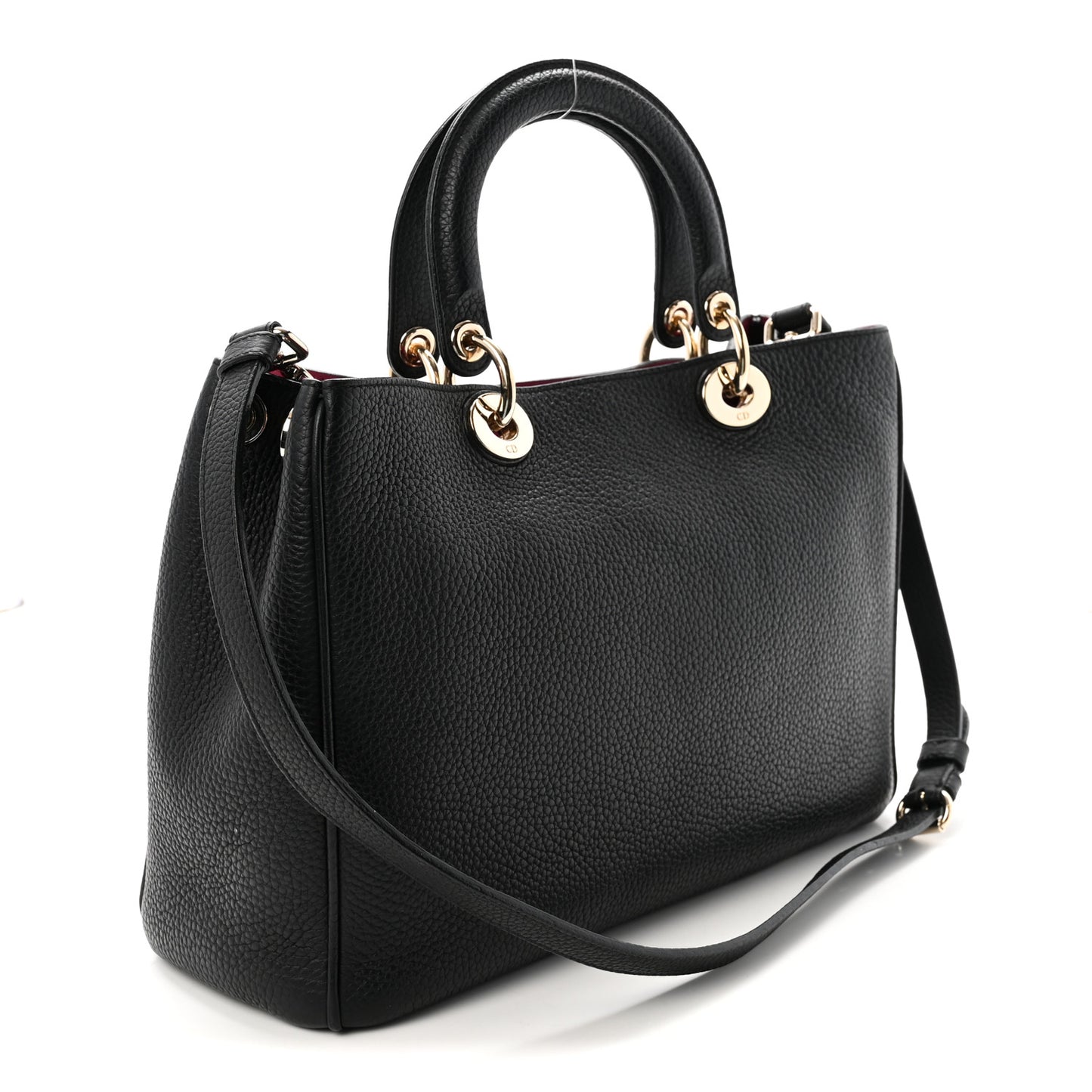 Bullcalf Medium Diorissimo Tote Black Rose Indien