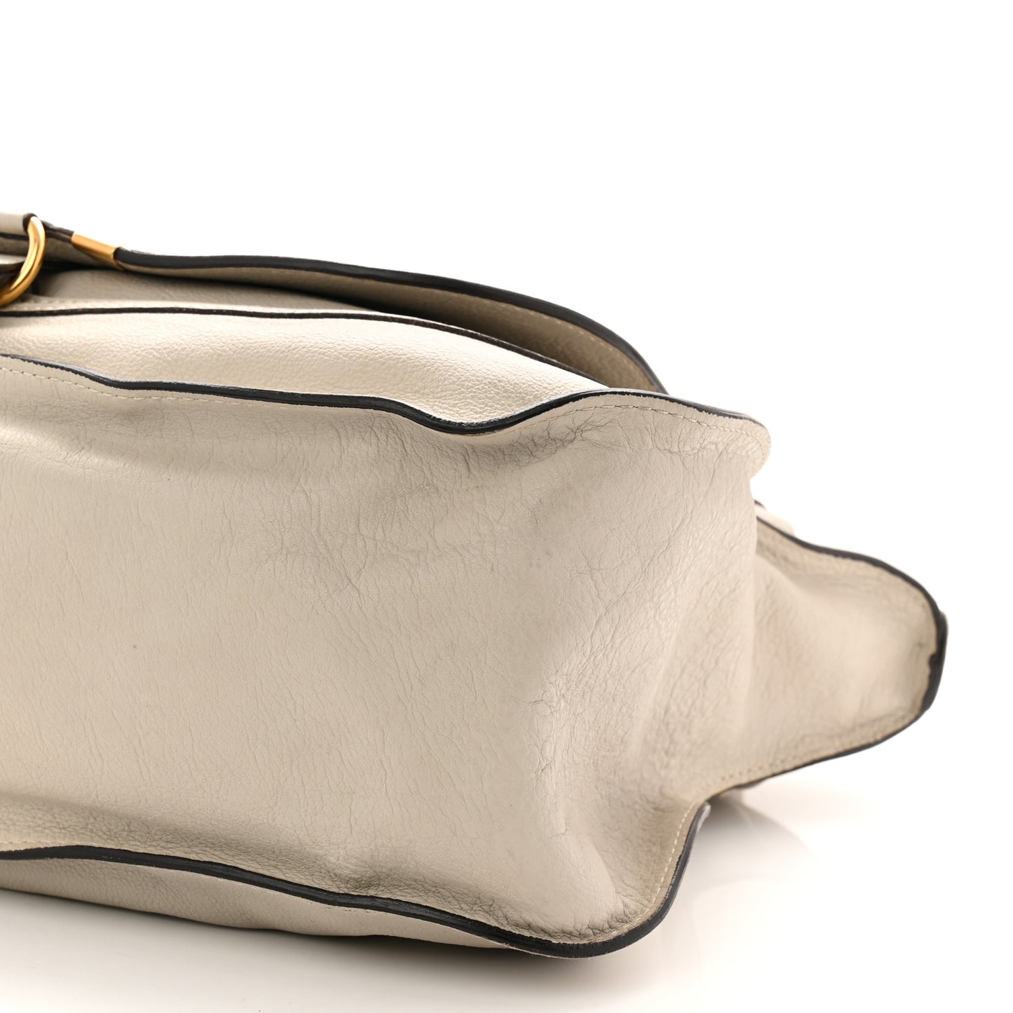 Calfskin Large Marcie Satchel Dove