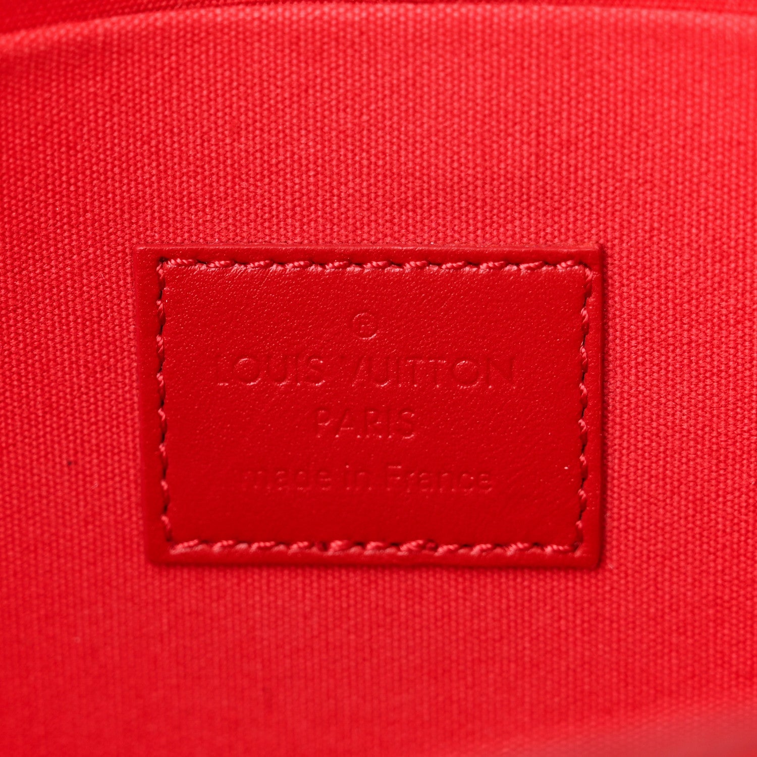 Louis Vuitton Vernis Felicie Pochette Chain Wallet Cherry 7 of 13
