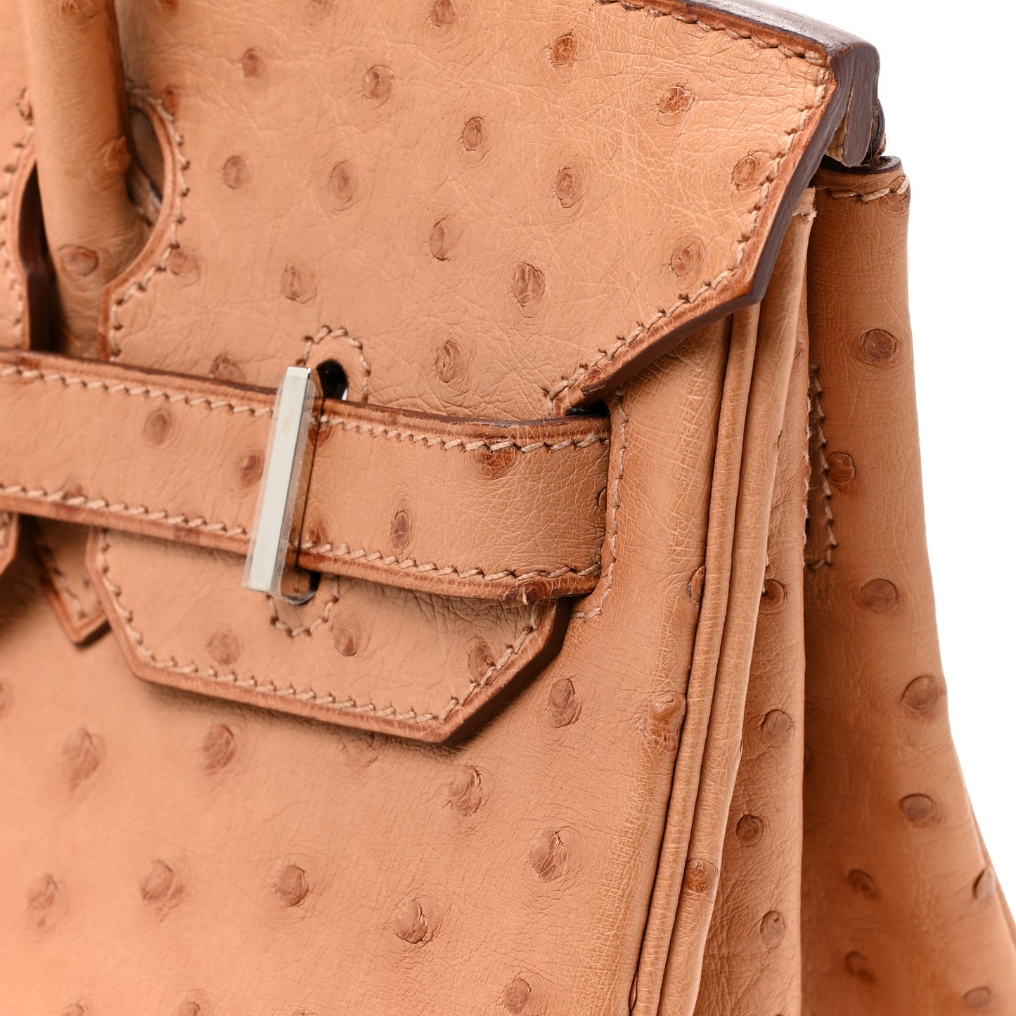 Ostrich Birkin 30 Sable