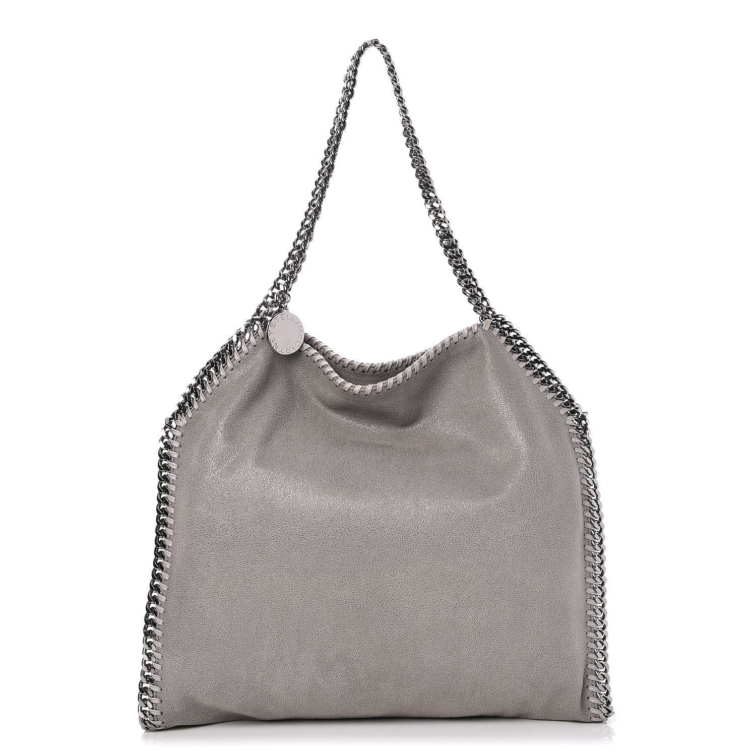 Stella McCartney Shaggy Deer Small Falabella Tote Light Grey 1 of 8