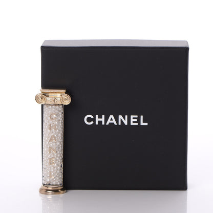 Chanel Pearl Ancient Greek Column Brooch Gold 5 of 5