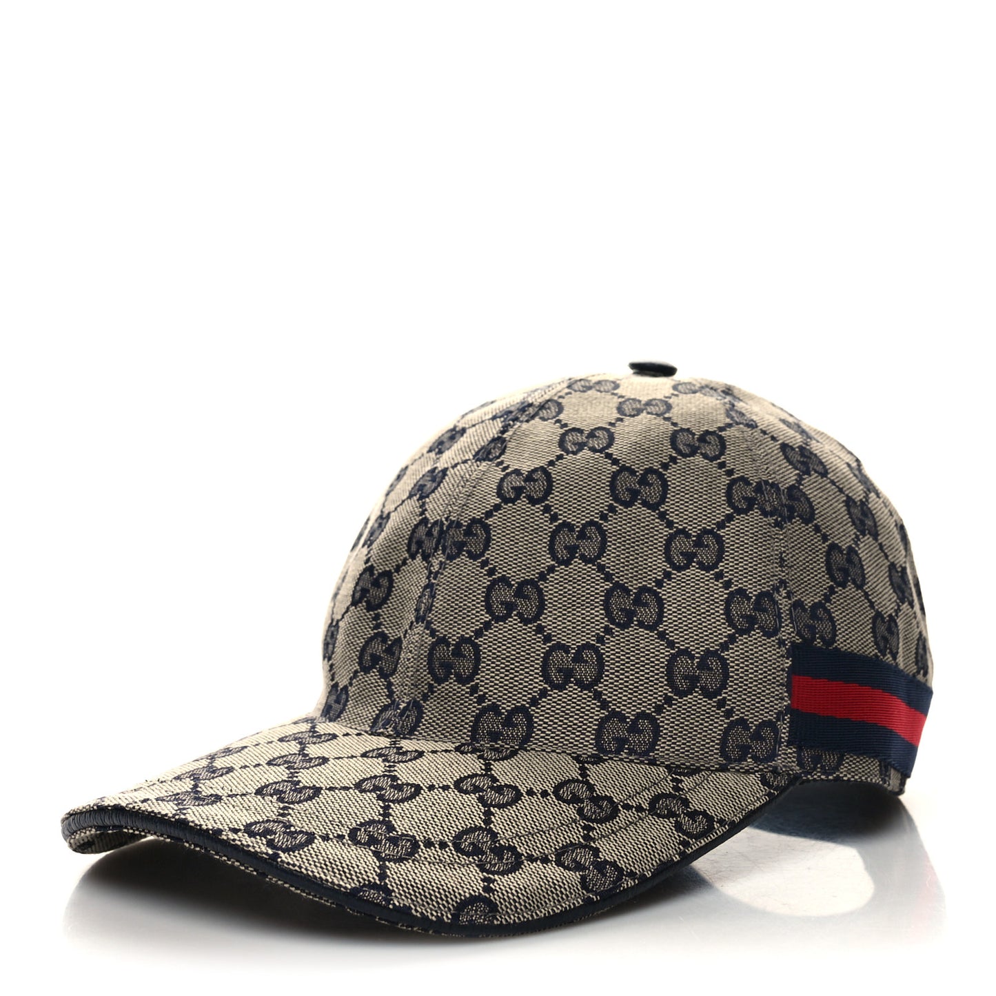 Monogram Web Baseball Hat XS Beige Blue