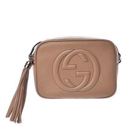 Gucci Pebbled Calfskin Small Soho Disco Bag Rose Beige 1 of 11
