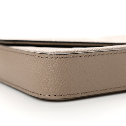 Louis Vuitton Empreinte Monogram Giant Felicie Pochette Tourterelle Creme 8 of 9