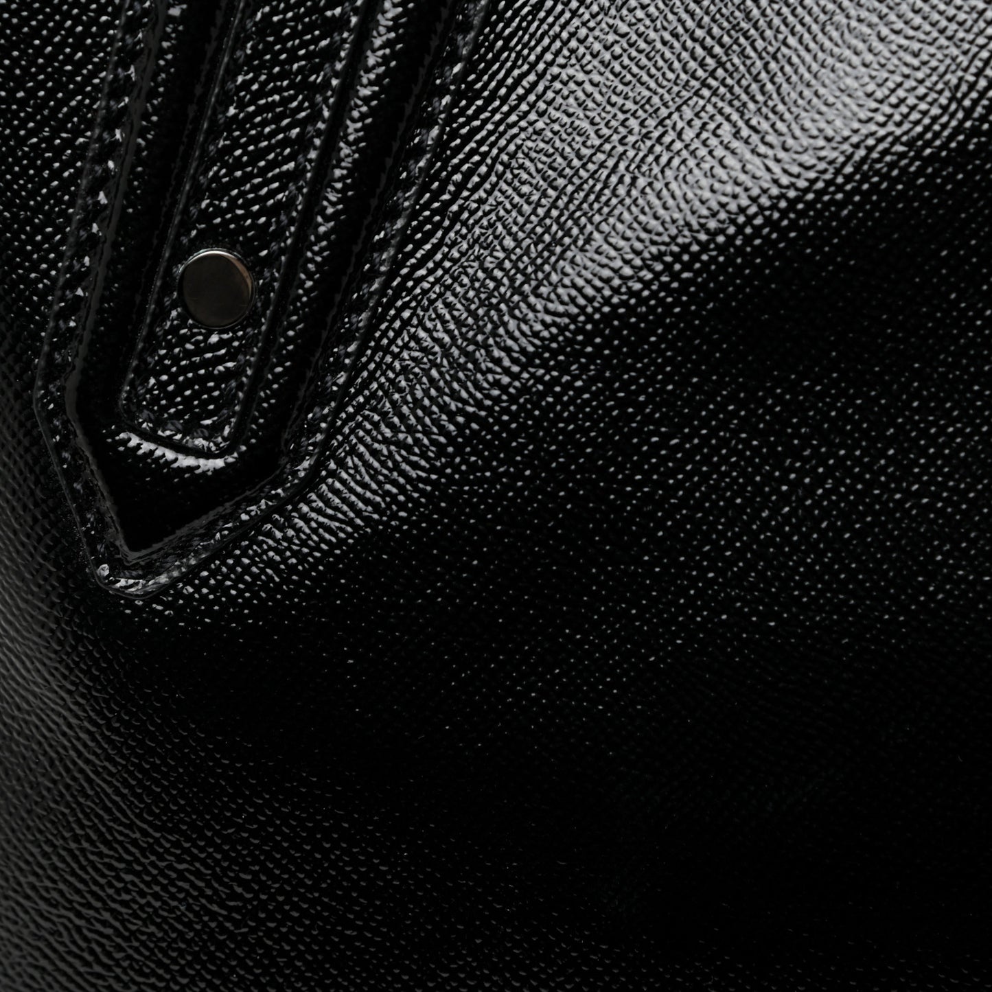 Patent Large Somerford Tote Black