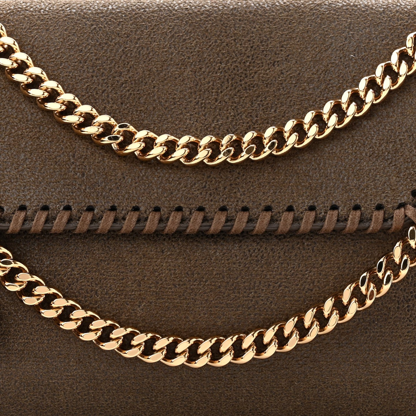 Shaggy Deer Falabella Mini Crossbody Bag Brown