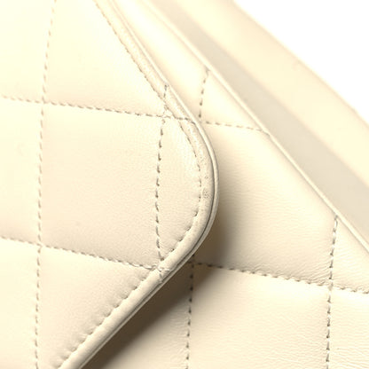 Chanel Lambskin Quilted Small Trendy CC Dual Handle Flap Bag White 13 of 13