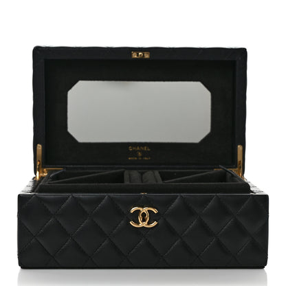 Chanel Lambskin Small Jewelry Box Black 5 of 7
