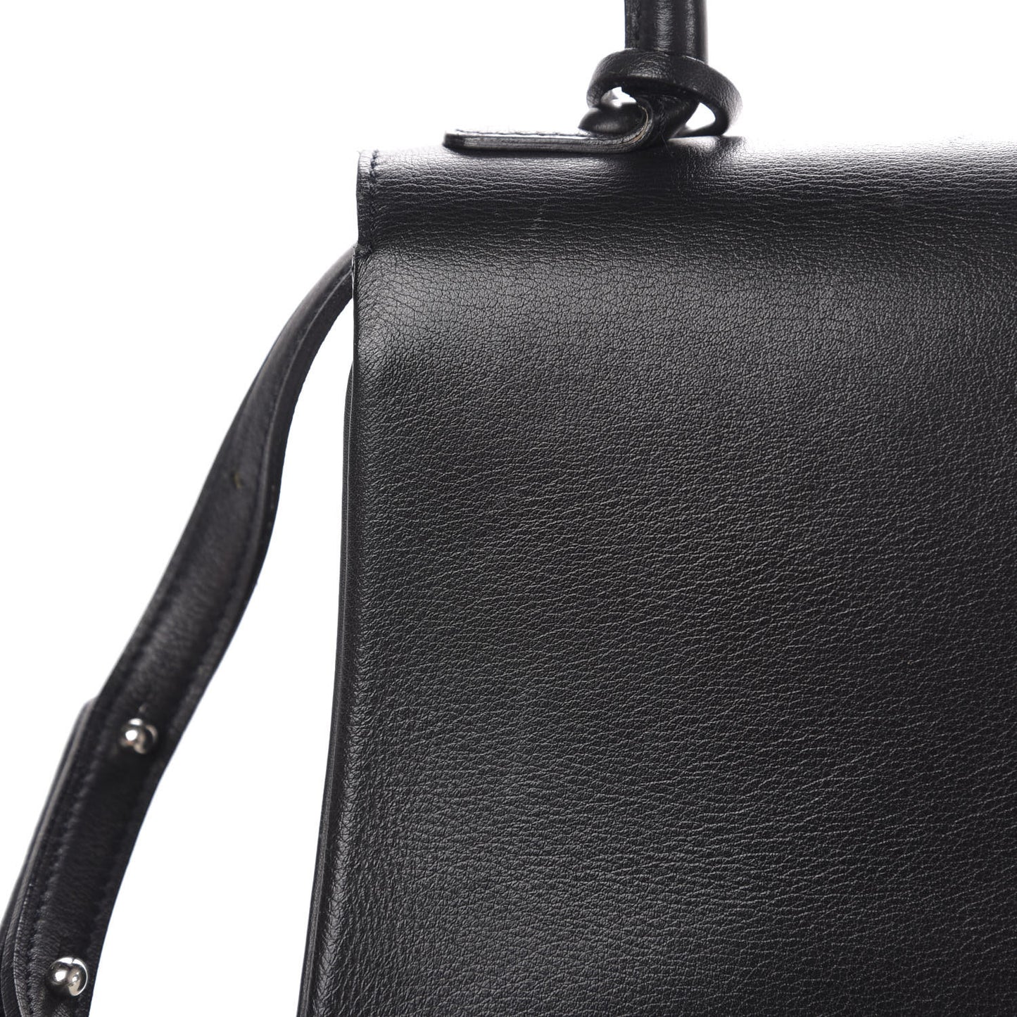 Calfskin Mini Brillant Satchel Black