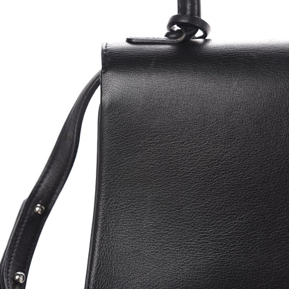 Delvaux Calfskin Mini Brillant Satchel Black 9 of 13