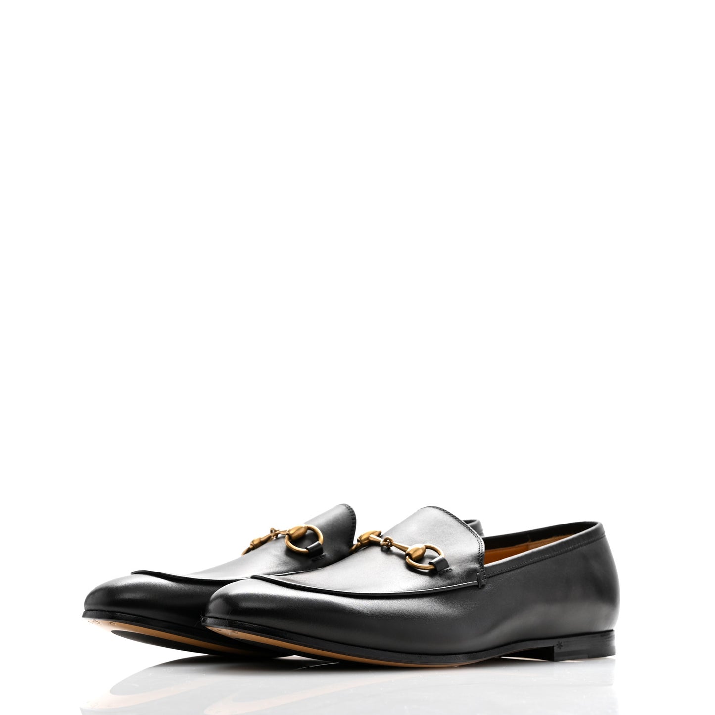 Calfskin Horsebit Mens Jordaan Loafers 8.5 Black