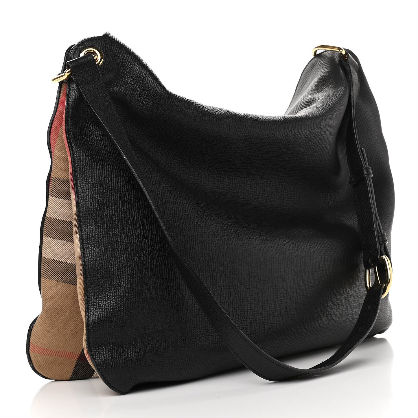 Derby Calfskin House Check Cornwall Hobo Black