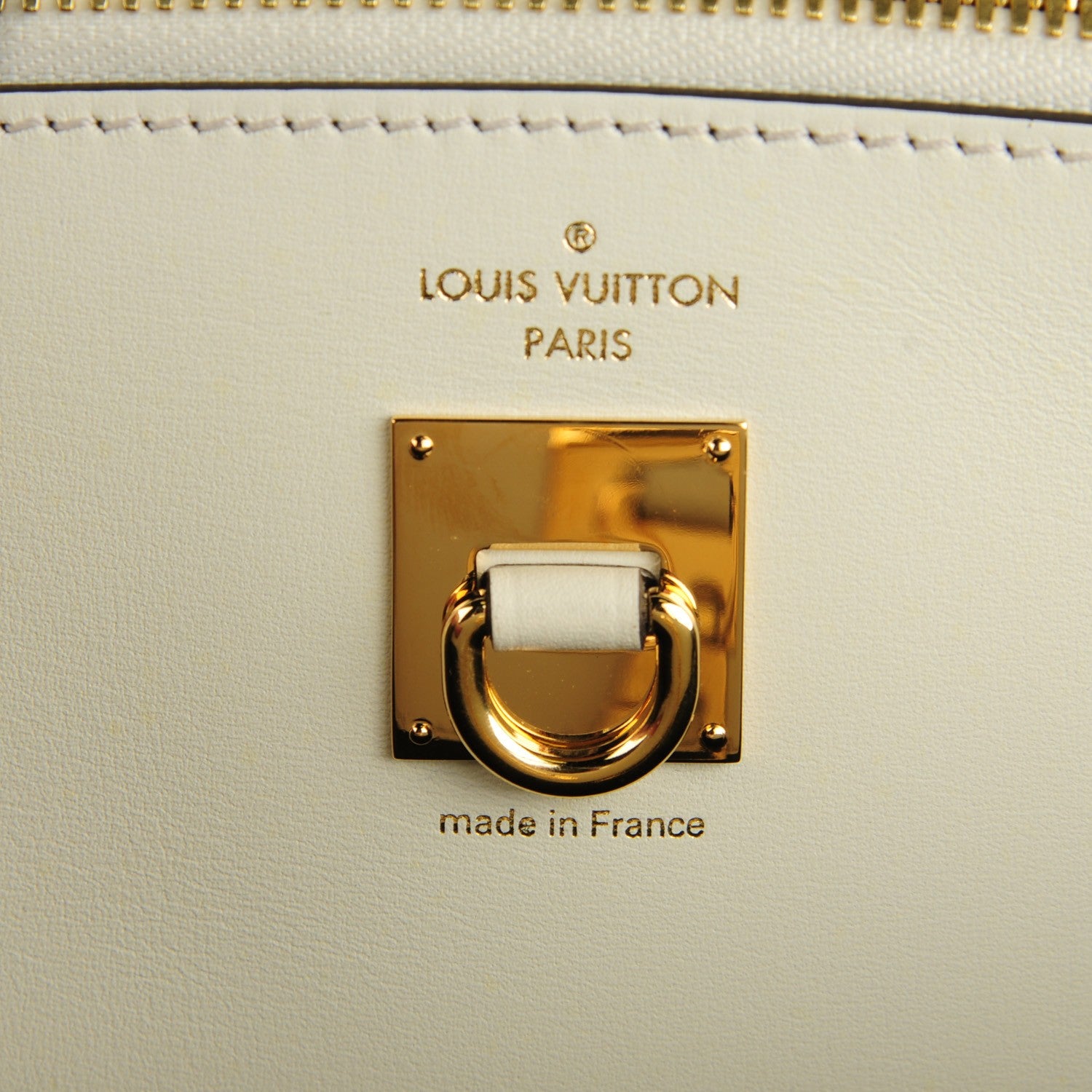 Louis Vuitton Calfskin City Steamer MM Kaki Kaki White 5 of 7