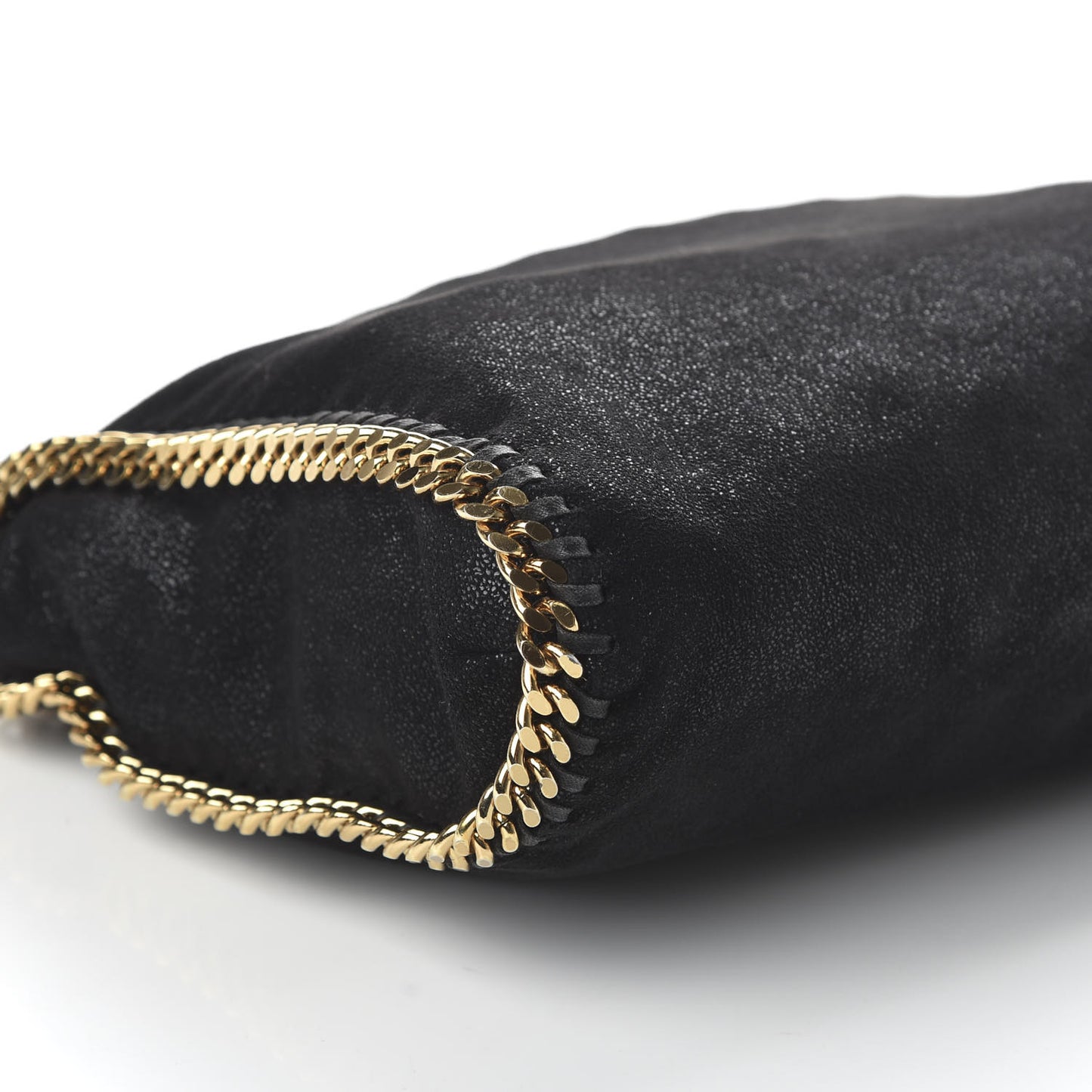 Shaggy Deer Falabella Fold Over Tote Black