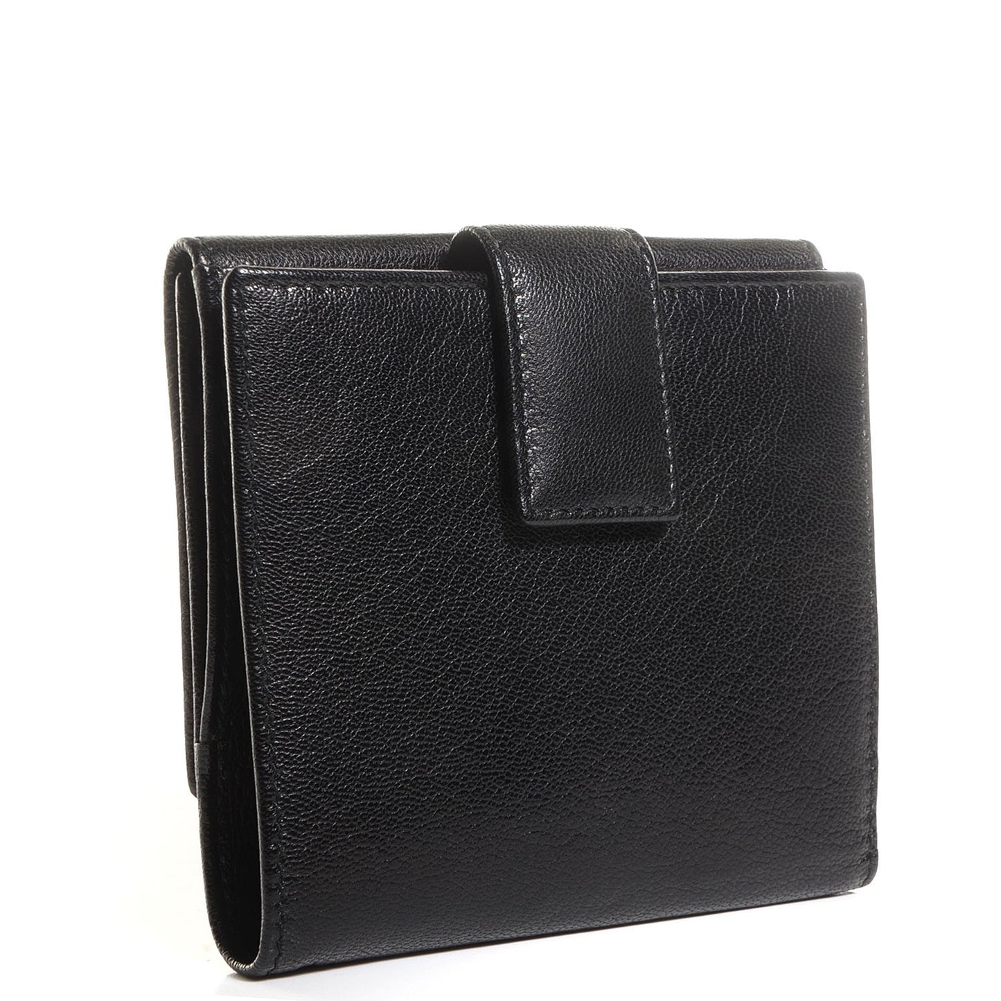 Goatskin Belle de Jour French Wallet Black