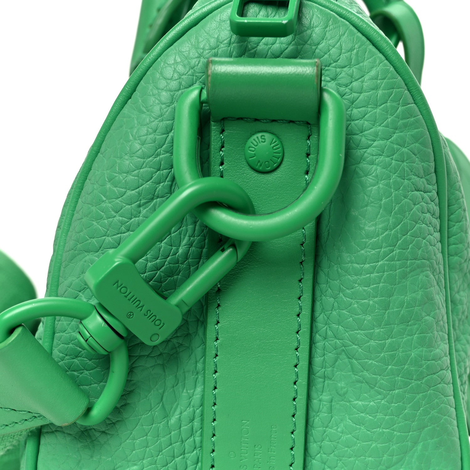 Louis Vuitton Monogram Taurillon Keepall Bandouliere 25 Minty