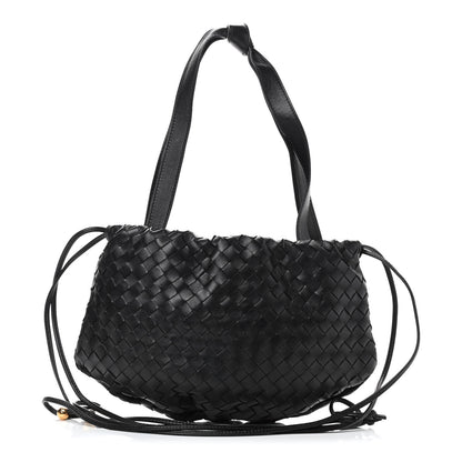 Bottega Veneta Nappa Intrecciato Small Bulb Black 1 of 8