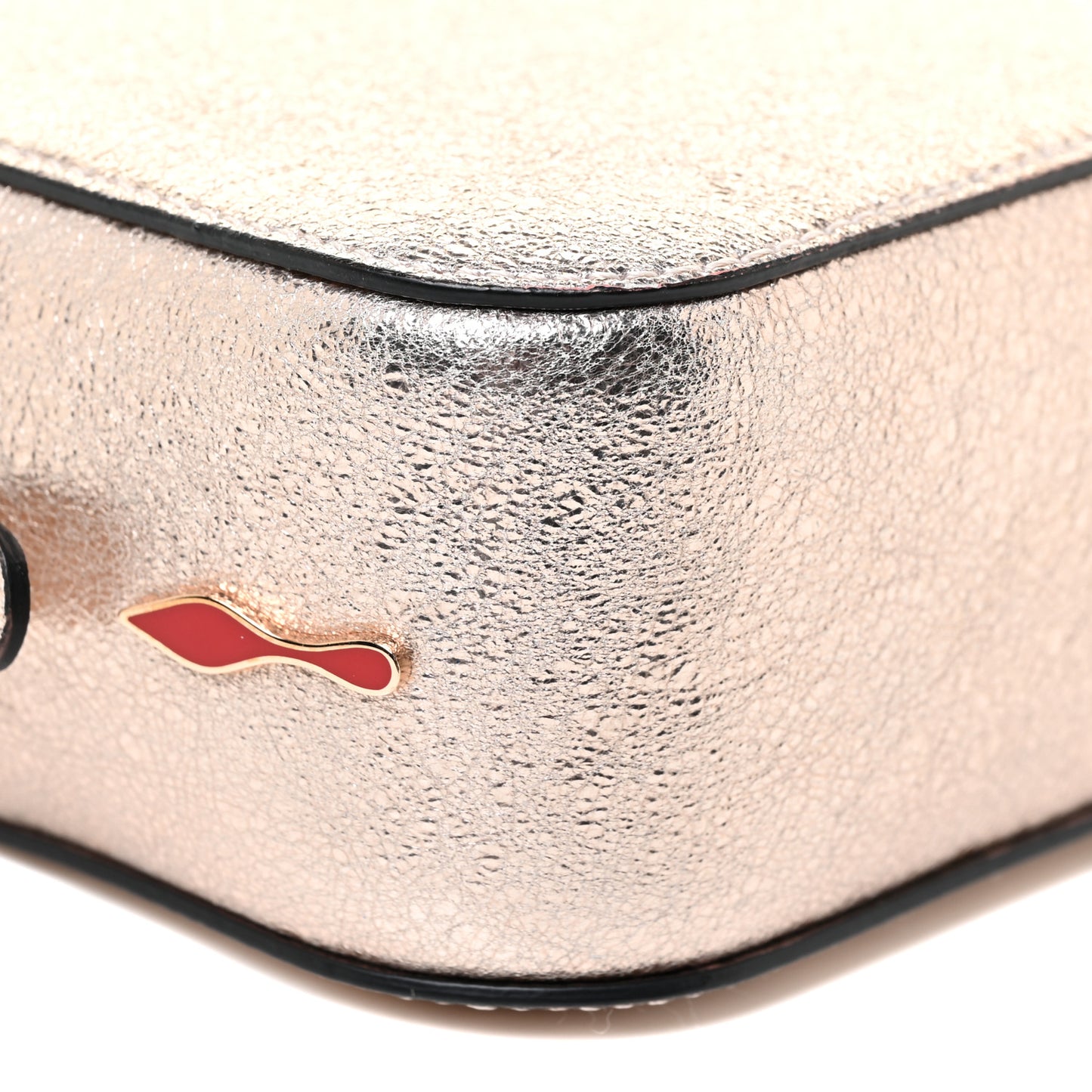 Metallic Crinkled Nappa Mini Rubylou Platine