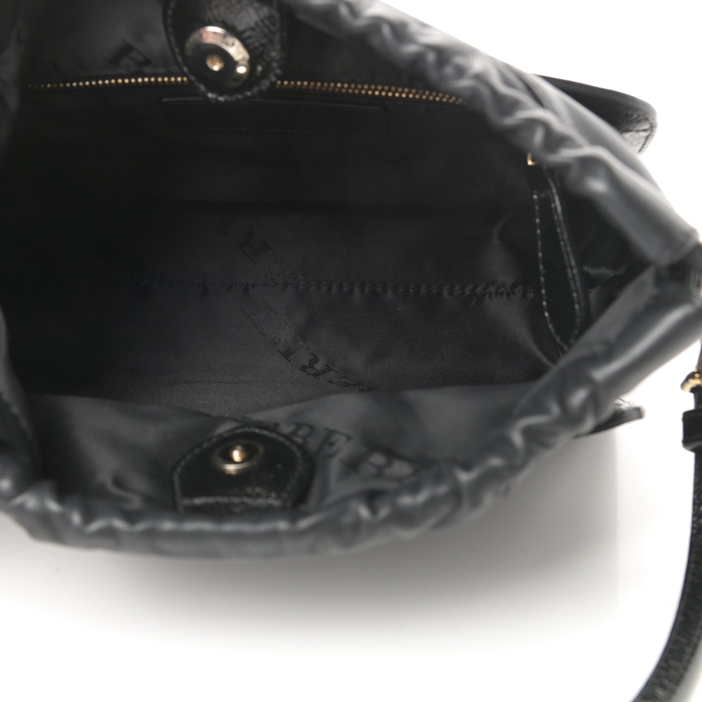 Patent Grained Calfskin Little Crush Black