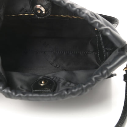 Burberry Patent Grained Calfskin Little Crush Black 5 of 13