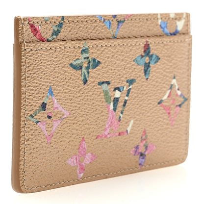 Louis Vuitton Metallic Monogram LV Garden Card Holder Gold 3 of 6