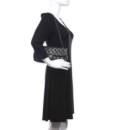 Chanel Caviar Quilted East West Flap Black 2 of 12