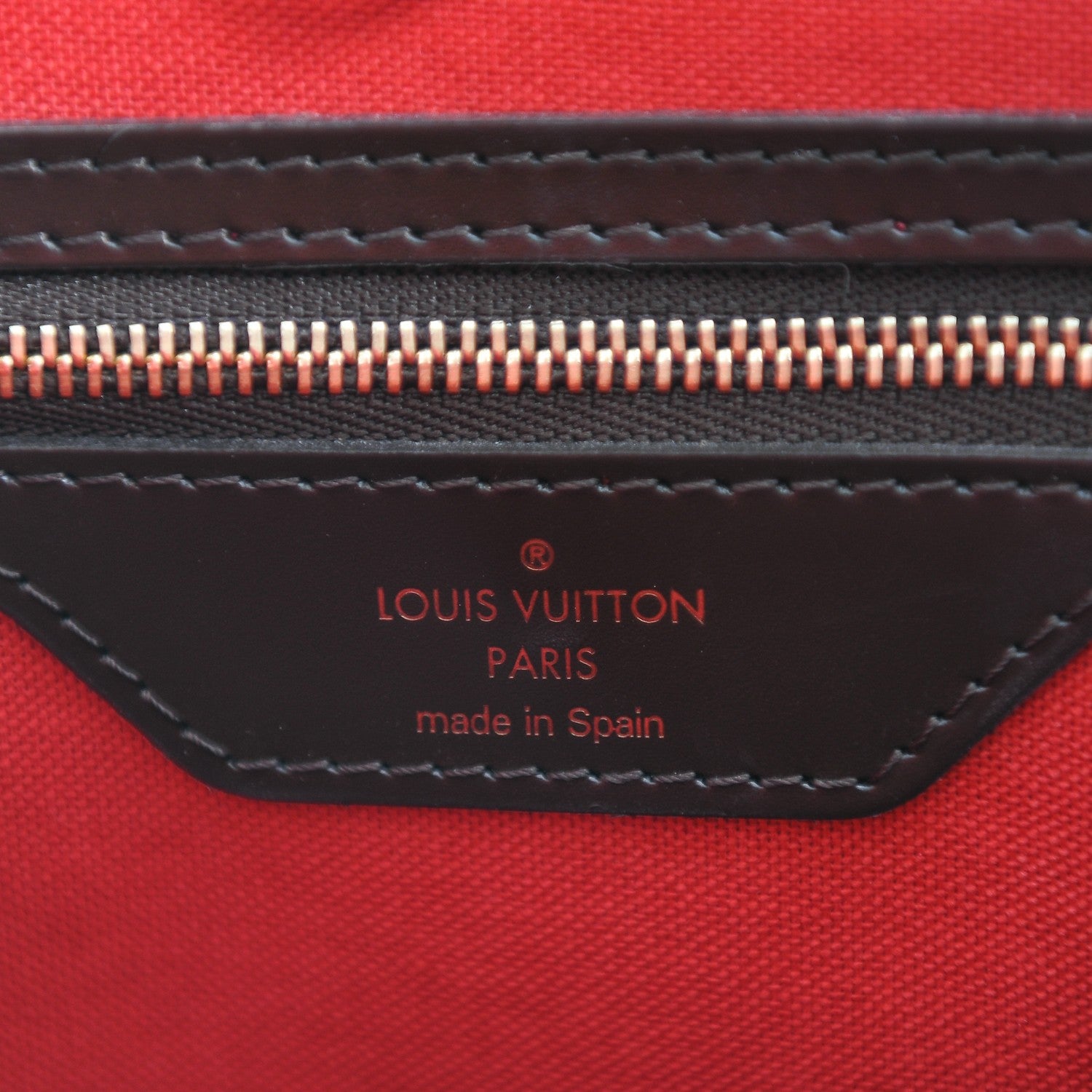 Louis Vuitton Damier Ebene Cabas Rivington 5 of 6