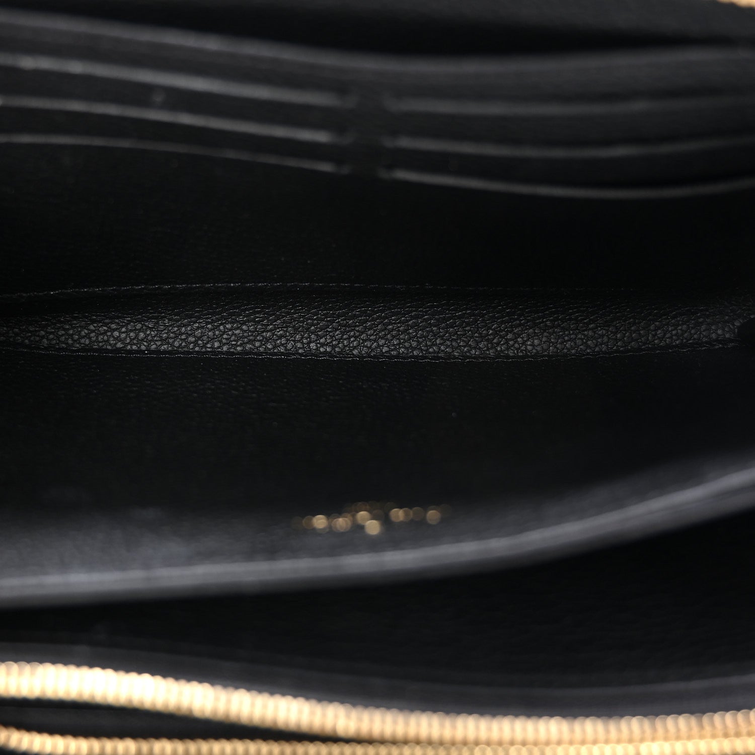 Louis Vuitton Empreinte Zippy Wallet Black 5 of 6