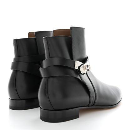 Hermes Calfskin Neo Ankle Boots 41 Black 4 of 9