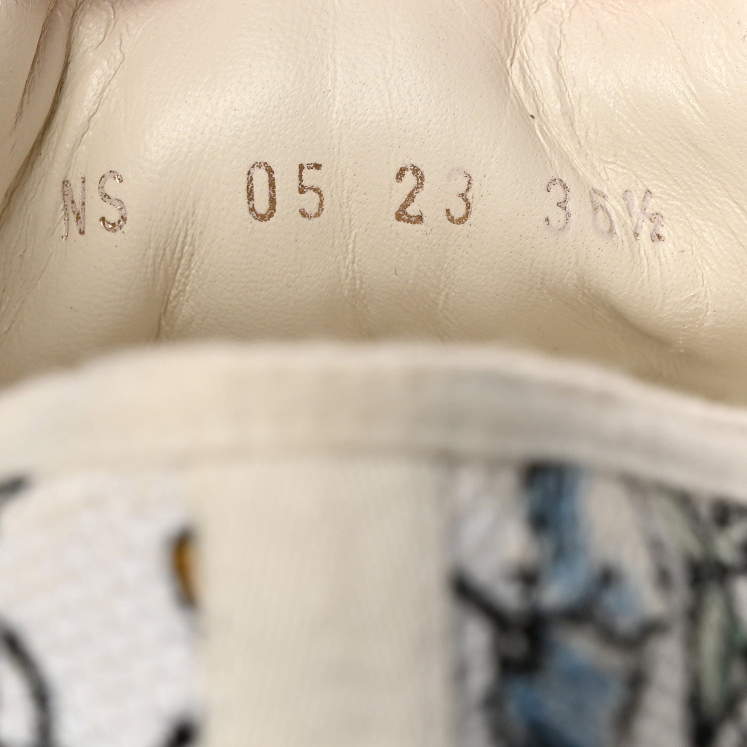 Christian Dior Canvas Jardin Botanique Embroidered Womens Walk'N'Dior Low Top Sneakers 36.5 White Multicolor 9 of 9