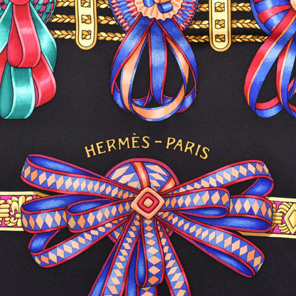 Hermes Silk Les Rubans Du Cheval Scarf 90 3 of 5