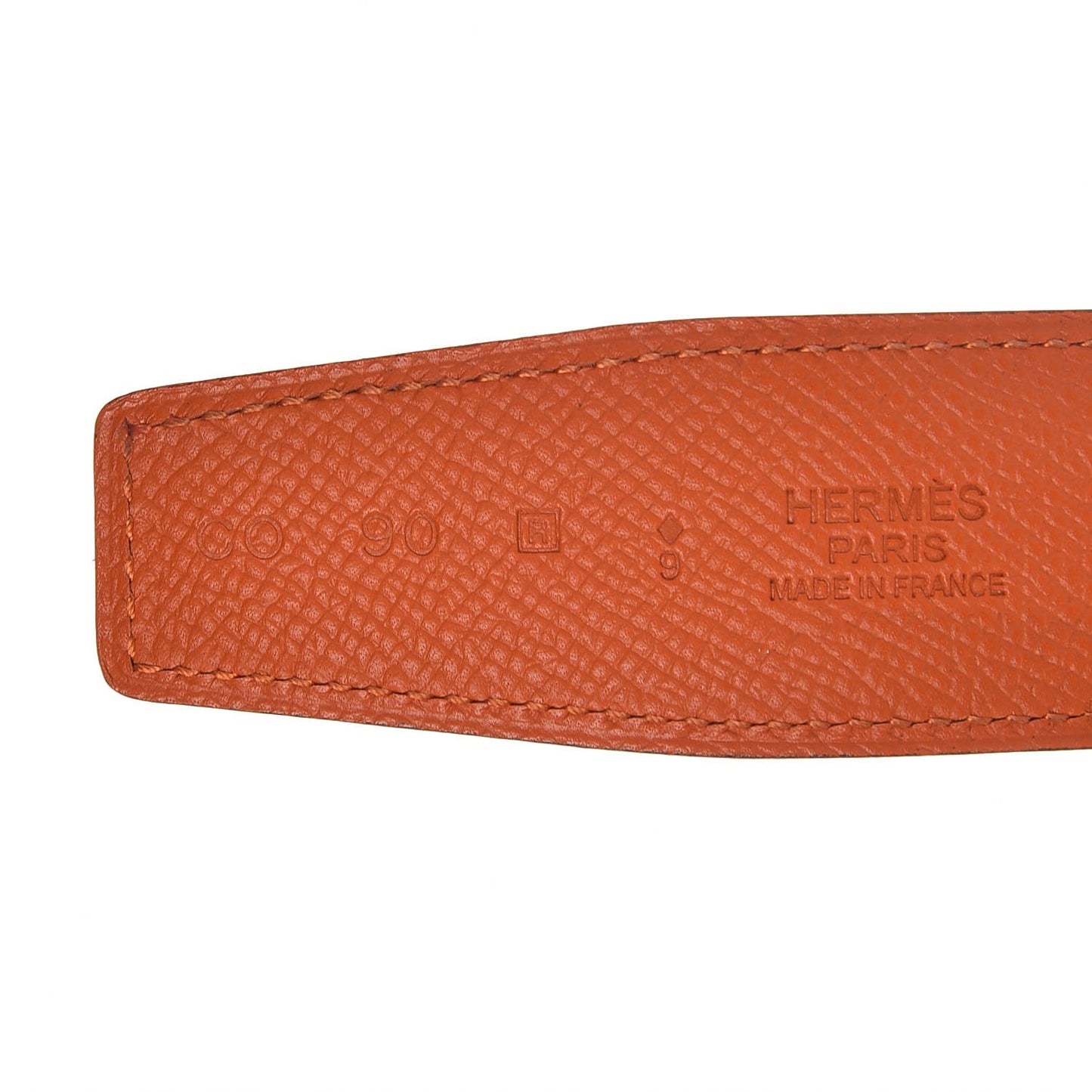 Swift Epsom 32mm H Belt 90 Craie Orange