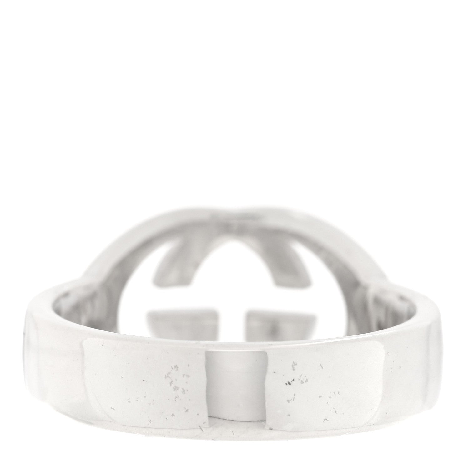 Gucci Sterling Silver Interlocking G Ring 54 7 3 of 4