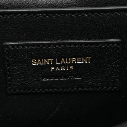Saint Laurent Suede Medium Classic Monogram Kate Tassel Satchel Black 6 of 12