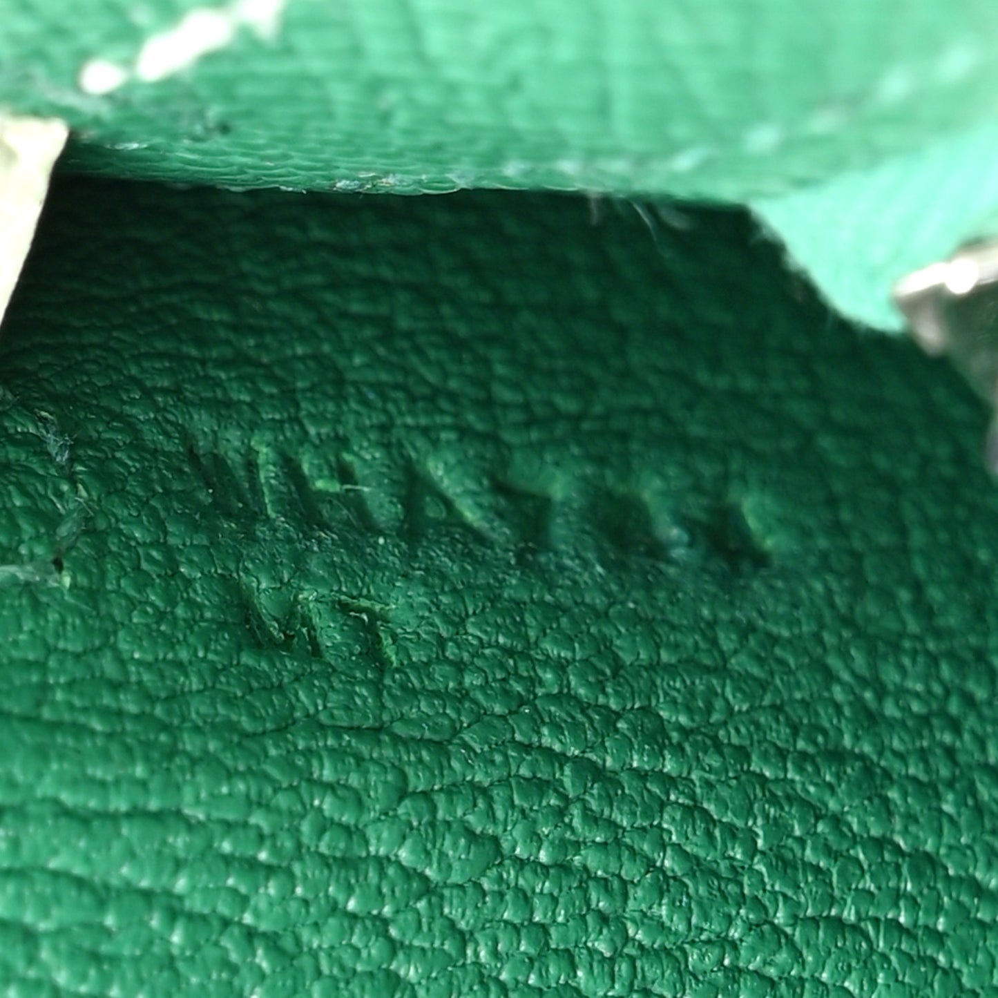 Epsom Kelly Sellier 25 Vert Vertigo Vert Fizz Bleu France