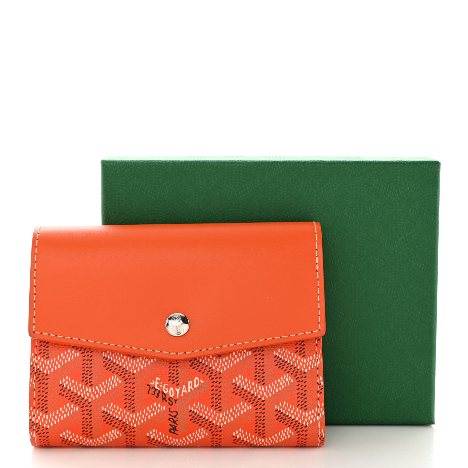 Goyard Goyardine Saint-Gabriel Compact Wallet Orange 1529669